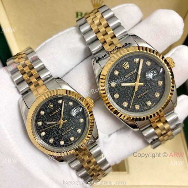 Low Price Rolex Datejust Jubilee Two Tone Lover Watch 36mm or 31mm 4