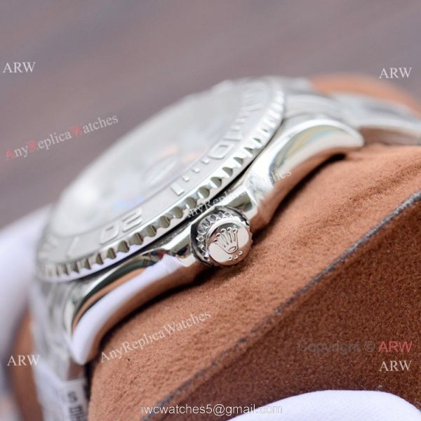 New Copy Rolex Popeye Yachtmaster Stainless Steel Watch Bamford Wrist 4