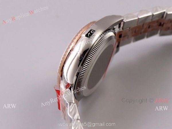 (TW) Replica Rolex Datejust 31mm Watch Rolex Jubilee Rose Gold Swiss eta2836 4
