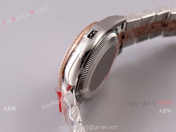 (TW) Swiss Grade Rolex Datejust 31mm Rolex Jubilee Rose Gold Mother Of Pearl 4