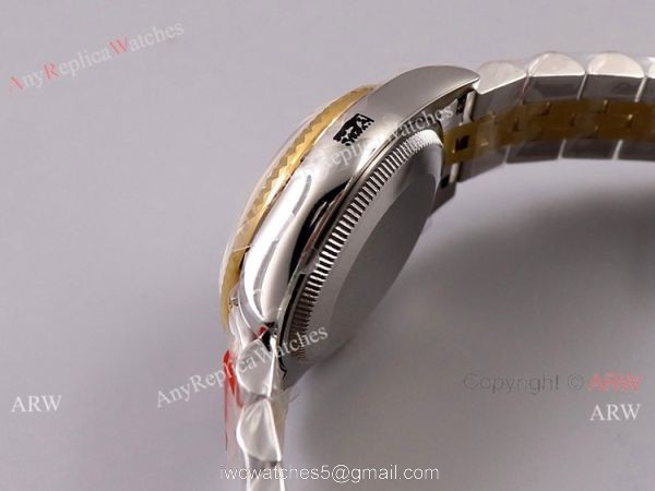 (TW) SWiss Copy Rolex Datejust Gold Diamond Watch 31mm Swiss eta2836 4