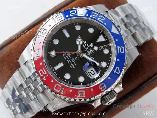 Super Clone Rolex GMT-Master II 126710blro VR 3186 Watch Pepsi Bezel 4