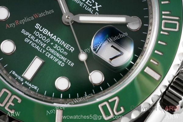 Super Clone Rolex Submariner Hulk Green Ceramic Watch 1:1 VR Factory Swiss 3135 904L Steel 4