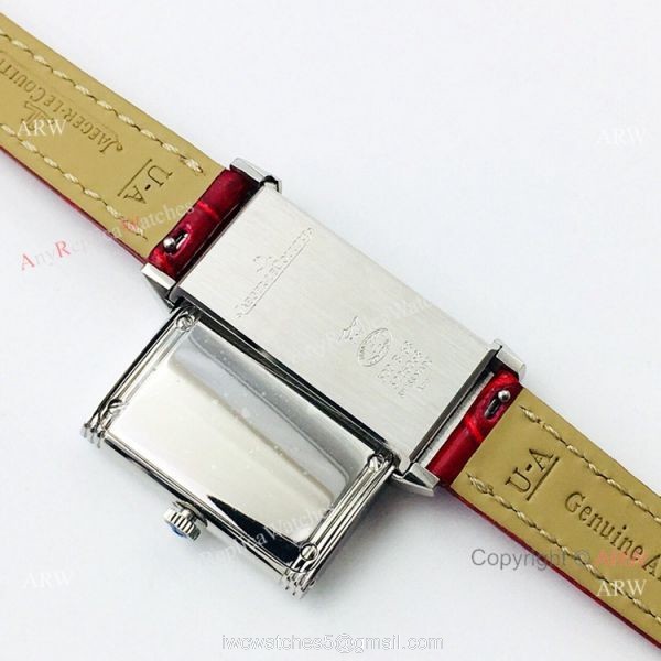 Swiss Copy Jaeger-LeCoultre Reverso One Duetto Ladies Watch Red and Silver 4
