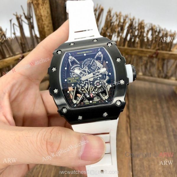 Best Quality Richard Mille RM35-02 Rafael Nadal All Black Watches Men 4