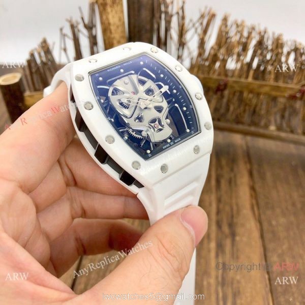 NEW! Copy Richard Mille RM52-06 Tourbillon Mask Watches Ceramic Case 4