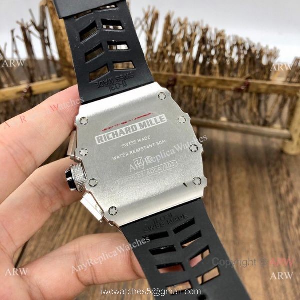 Japan Grade Copy Richard Mille RM11-03 SS Chronograph Watch 4