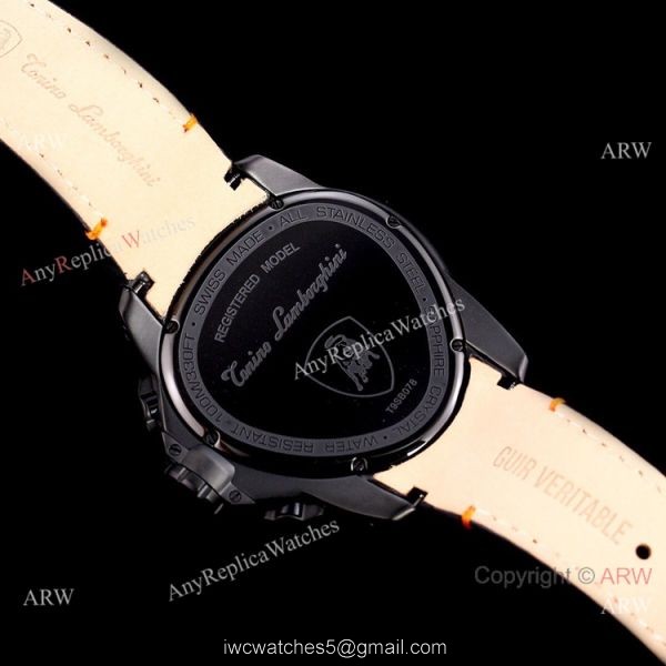 Swiss Replica Lamborghini Spyder X Orange Version Watch 46mm 4