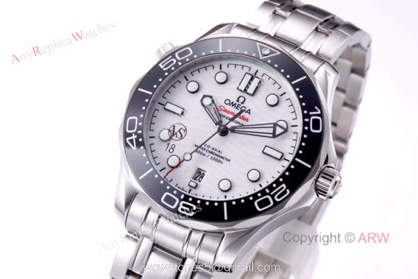 VS Factory Omega Seamaster 300 White Dial New 2020 Swiss Replica Watches For Men 4