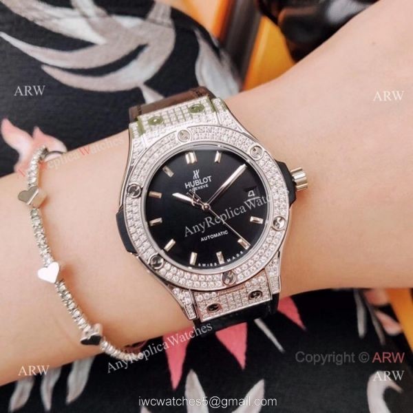 Replica Hublot Ice Big Bang Watches Gray Dial Men Size 41mm 4