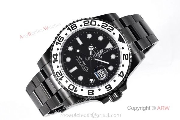 2020 NEW! Swiss Rolex GMT-Master II &8216;Oreo VR Factory Swiss 3186 Watch Black Dial 4