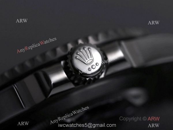 V6 Factory 1:1 Swiss Replica Rolex BLAKEN Submariner Watch Swiss 3135 Movement 4