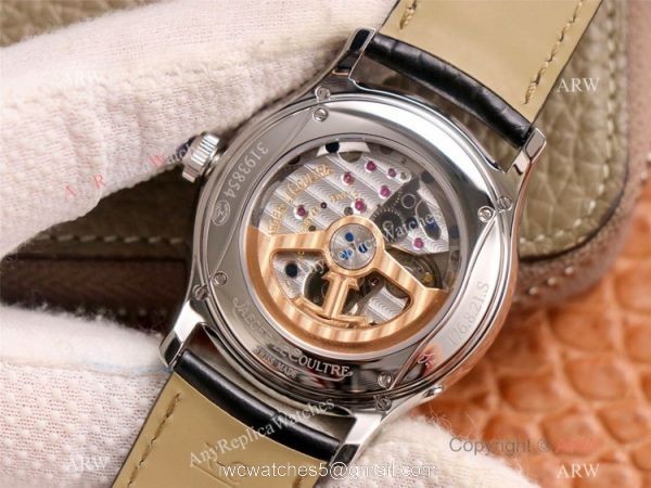 NEW! Swiss Copy Jaeger-LeCoultre Master Ultra Thin Perpetual Watch Rhodium Dial 4