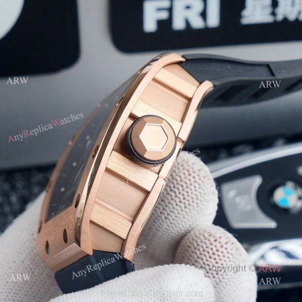 Sexy Time Richard Mille RM69 Rose Gold Tourbillon Erotic Automatic Watch Replica 4