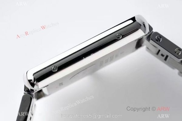 New! Swiss Cartier Tank Solo AF Factory Stainless Steel Watch Mid-size 4