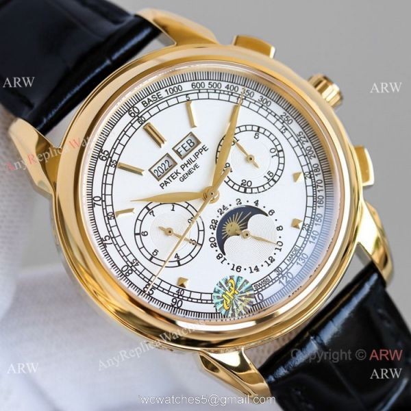 Swiss Clone Patek Philippe Grand Complications Perpetual Calendar Watch Yellow Gold 5270J 4