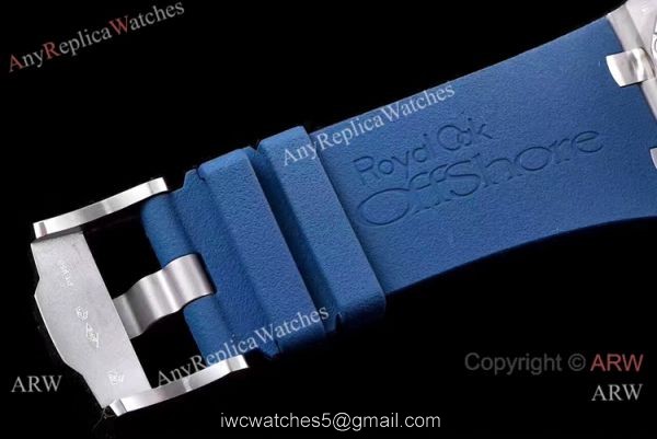 (JF) Swiss 3126 Audemars Piguet Chronograph Michael Schumacher Blue Index Dial Watch 4