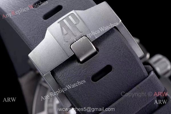 (JF) Swiss Replica Audemars Piguet Royal Oak offshore Schumacher SS Grey Index Dial 4