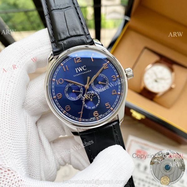 2020 New! IWC Portugieser Perpetual Calendar Watches Rose Gold 4