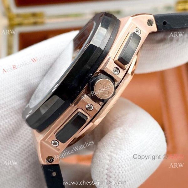 2020 Copy Audemars Piguet Offshore Watches Rose Gold and Black 4