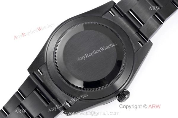 VR-Factory Swiss Replica Rolex Datejust II Black Venom Watch Roman Markers 4