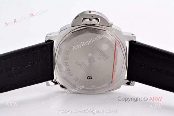 Replica Panerai Luminor Zero PAM 000 Black Dial With Paneai Logo Watch 44mm 4