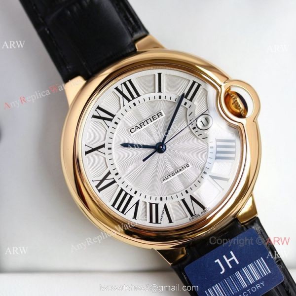 Swiss Grade Copy Cartier Ballon Bleu Watch Rose Gold 42mm XL 4