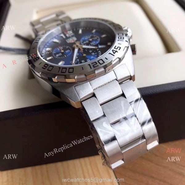 AAA Replica Tag Heuer Formula 1 Blue Chronograph Watch Swiss Quartz 4