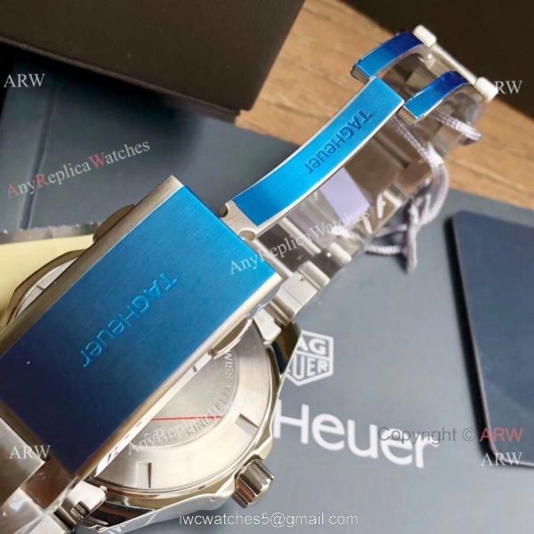 Super Clone Tag Heuer Aquaracer Calibre 5 Watch SS Black Dial Swiss Automatic 4