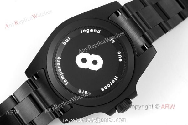 904L Blaken Rolex Mamba Kobe Watch Replica Asia 2836 Automatic Watch 4