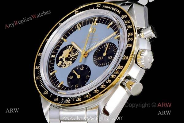 OM Omega Speedmaster Moonwatch Apollo 11 Swiss Replica Watch 42mm 4