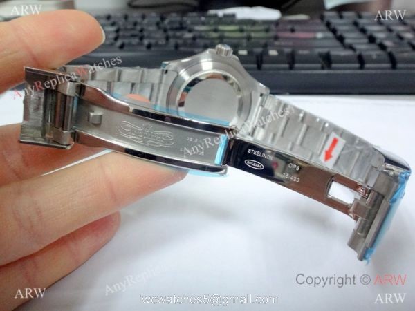 Copy Rolex Yacht-Master Grey Dial Stainless Steel watch 4