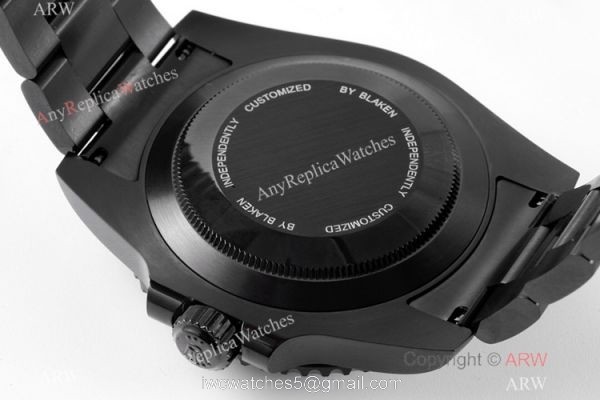 IPK Best 1:1 Rolex Blaken Submariner Watch DLC Carbon 4