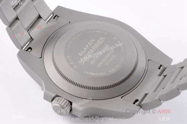 IPK Best 1:1 Replica Rolex Blaken Submariner Watch Carbon Case 4