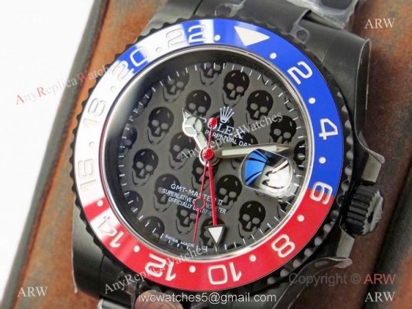 2021 NEW! Swiss Best 1-1 Rolex GMT Master ii REVENGE Limited Edition Watch Pepsi Bezel 40mm 4