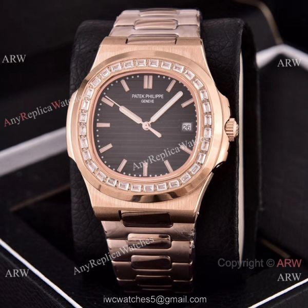 Copy Patek Philippe Nautilus 40mm Watches New Purple Dial 4