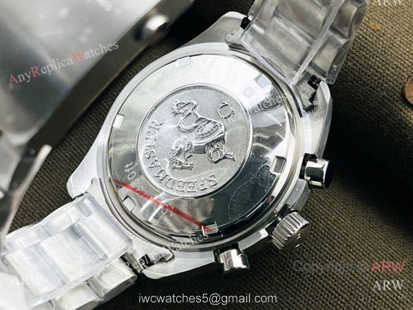 TW Factory Omega Speedmaster 7750 Chronograph Watch Replica White Dial 4