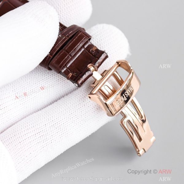 Swiss Copy Audemars Piguet Jules Audemars Silver Dial Watches with Moonpnase 4