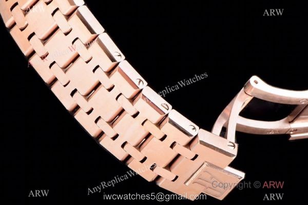 Grade 1A Replica Audemars Piguet Royal Oak JF v5 Version Rose Gold Watch 41mm 4