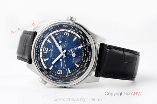ZF Factory 1:1 Replica Jaeger leCoultre Master 39mm Watch Blue Face 4