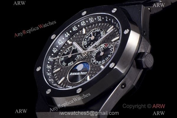 BF Factory Copy Audemars Piguet Perpetual Calendar Cal.5134 Watch Solid Black Case 4
