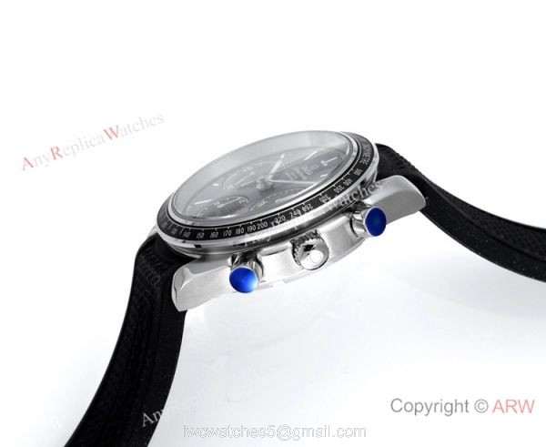 HRF Replica Omega Speedmaster Racing Co-Axial Black Dial Watch Cal.3330 Movement 4