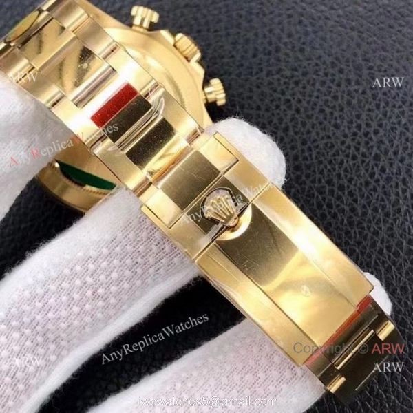 Rolex Daytona Noob Factory Cal4130 1:1 Best Edition Yellow Gold Diamond Custom Luxury watches 4