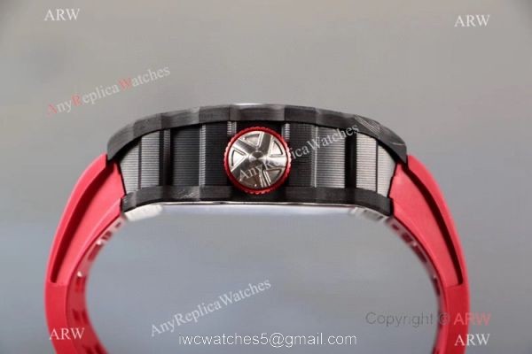 KV Factory Richard Mille RM53-01 Tourbillon Pablo Mac Donough Watch TPT Carbon and Red 4