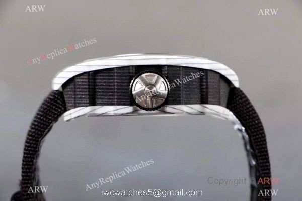KV Factory Richard Mille Tourbillon Pablo Mac Donough RM53 01 Watch Canvas Strap TPT Carbon 4