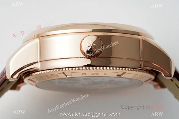 EUR Factory Vacheron Constantin Traditionnelle tourbillon Rose Gold Watch Swiss Replica 4