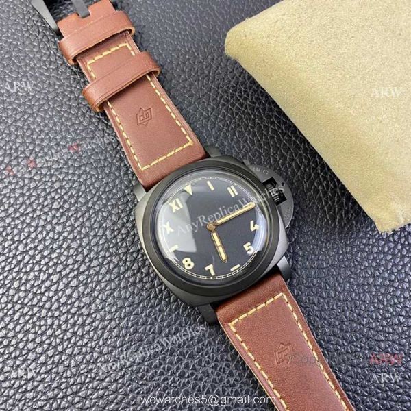SF Factory AAA Copy Panerai PAM629 Luminor Titanio DLC Watch Cali Dial 4