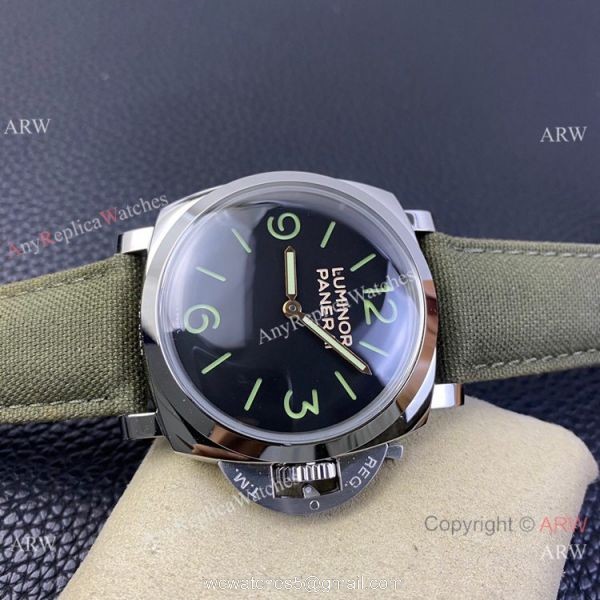 SF Factory Copy Panerai PAM606 Luminor Hong Kong P.3000 Watch Green Strap 4