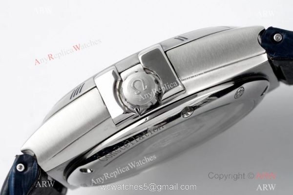 2021 New! AI Factory Copy Omega Constellation Gray Dial Watch Swiss 8800 Movement 4