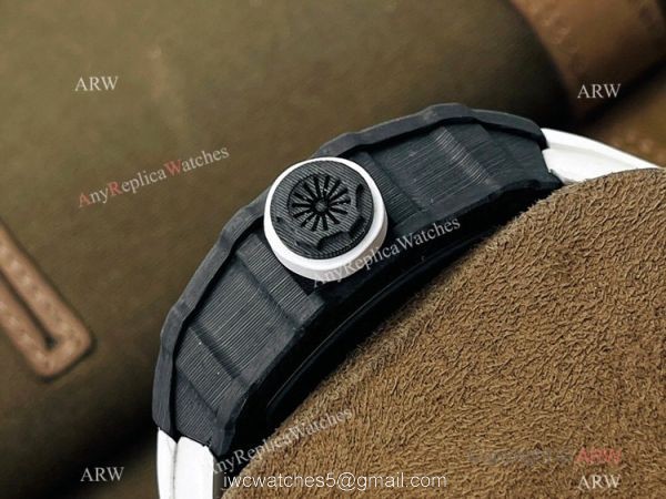 RM Factory 1:1 Replica Richard Mille RM35-02 Rafael Nadal Watch NTPT Case White Rubber Strap 4